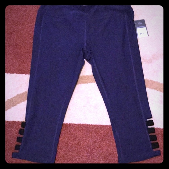 Jillian Michaels Navy Capris - Picture 1 of 4